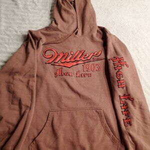 Miller High Life hooded sweat shirt